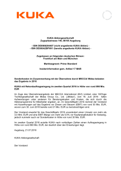 ISIN DE0006204407 (nicht angediente KUKA Aktien)