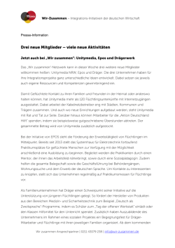 Drei neue Mitglieder &ndash; viele neue Aktivit&auml;ten