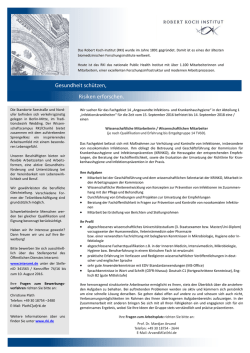 Wissenschaftliche Mitarbeiterin / Wissenschaftlichen Mitarbeiter