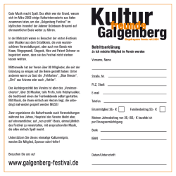 Gute Musik macht Spaß. Das allein war der Grund, warum sich im