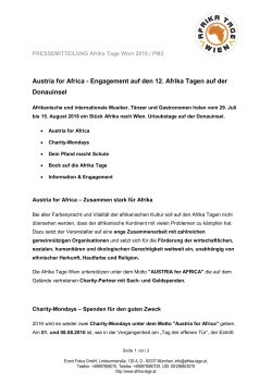 PM3/2016: Austria for Africa
