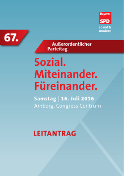 Leitantrag - BayernSPD