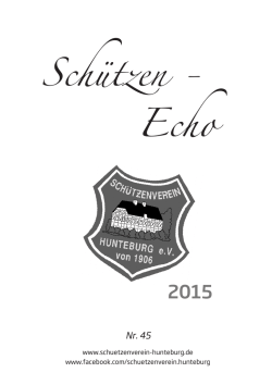 Sch&uuml;tzen - Echo - Sch&uuml;tzenverein Hunteburg