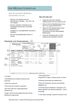 ihr medikationsplan