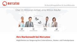 Ihre Markenwelt bei Mercateo