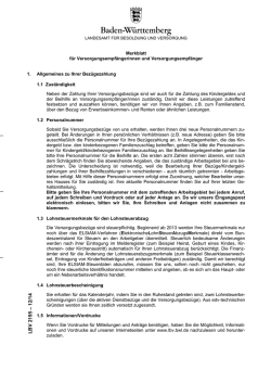 LBV 2195 &ndash; 12/14 - Landesamt f&uuml;r Besoldung und Versorgung