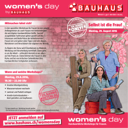 Women`s Day Info Flyer