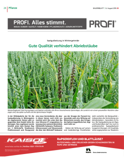 PROFI. Alles stimmt. - Landwirtschaftskammer Schleswig