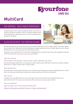 MultiCard - Yourfone.de