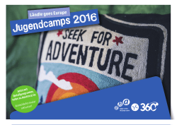 Jugendcamps 2016