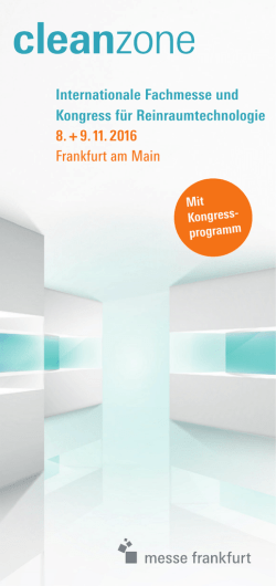 Internationale Fachmesse und Kongress f&uuml;r