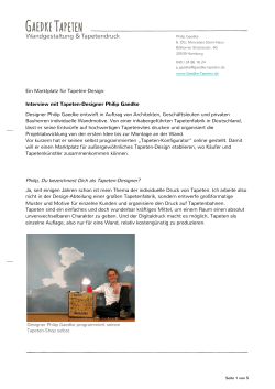 PDF: Ein Marktplatz für Tapeten-Design