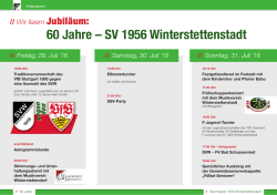 60 Jahre ‒ SV 1956 Winterstettenstadt