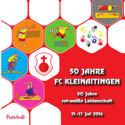 50 Jahre FC Kleinaitingen 50 Jahre FC Kleinaitingen