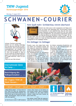schwanen-courier - Bundesjugendlager