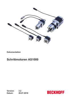 Dokumentation Schrittmotoren AS1000