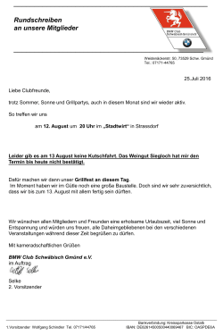 Rundschreiben - bmw-club-schwäbisch