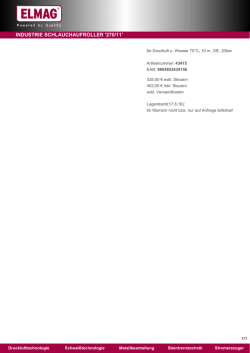 INDUSTRIE Schlauchaufroller `270/11`