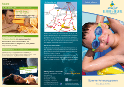 Sommerferienprogramm - Fläming