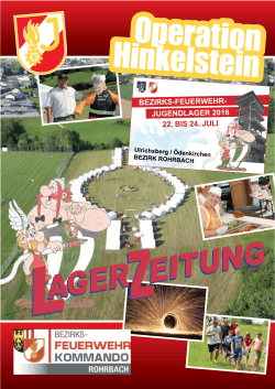 Jugendlagerzeitung 2016 Web