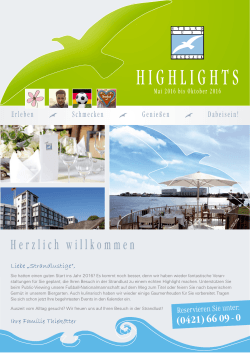 highlights - Strandlust Vegesack