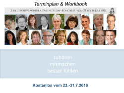Workbook-Klopf-Kongress-2016 - IBE