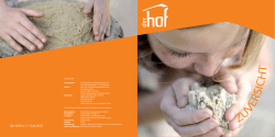 hof Magazin Nr. 11 Ausgabe 2, 2016