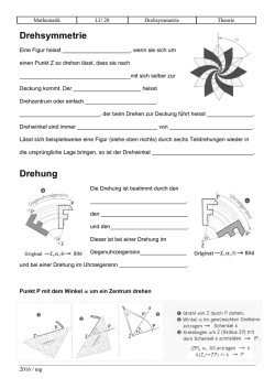 Drehsymmetrie Drehung