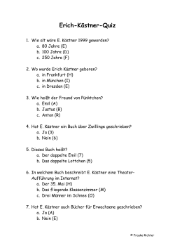 Erich-Kästner-Quiz