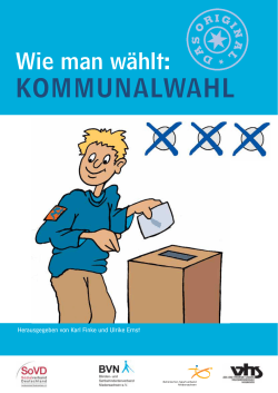 kommunalwahl - beim Behinderten Sportverband Niedersachsen