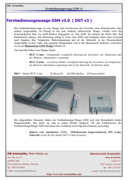 Fernbedienungswaage GSM v3.0 ( DGT v3 )