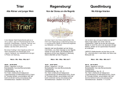 Trier Regensburg/ Quedlinburg - Justus-Liebig