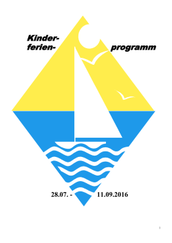 Kinderferienprogramm 2016 - Mühlhausen