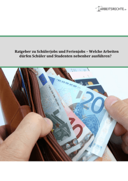 eBook Sch&uuml;ler- und Ferienjobs
