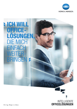 ich will office- l&ouml;sungen, die mich einfach weiter- bringen