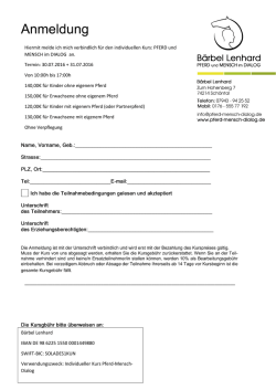 Hiermit melde ich mich verbindlich f&uuml;r den individuellen Kurs