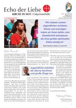Echo Nr. 5 &middot; Juni 2016