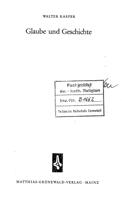 Glaube und Geschichte Y
