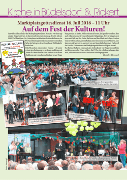 Auf dem Fest der Kulturen!