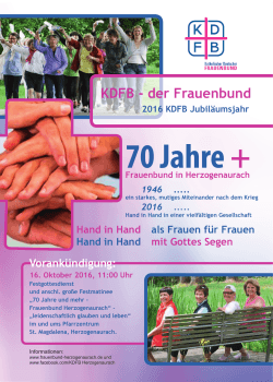 KDFB - der Frauenbund - Katholischer Frauenbund Herzogenaurach