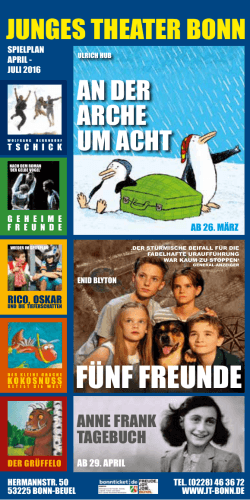 fünf freunde - Junges Theater Bonn