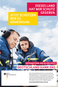 dieses land hat mir schutz gegeben. jetzt sch&uuml;tzen wir es gemeinsam.