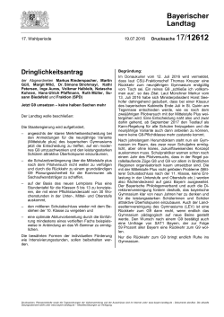 Jetzt G9 umsetzen - keine halben Sachen mehr