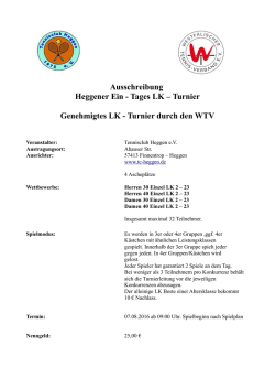 Heggen Ein-Tages LK
