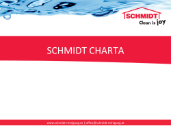 schmidt charta - Schmidt Reinigung