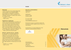Informationsbrosch&uuml;re Elternschule