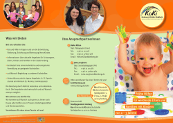 Informationsflyer der Koki