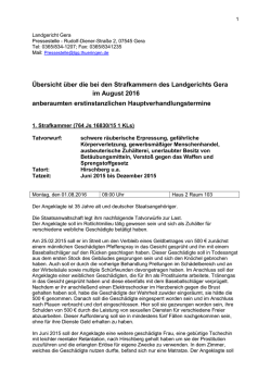 Landgericht Gera