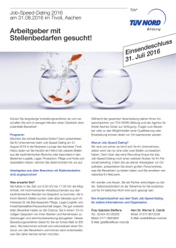 Job-Speed-Dating 2016