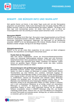biwapp - die bürger info und warn-app